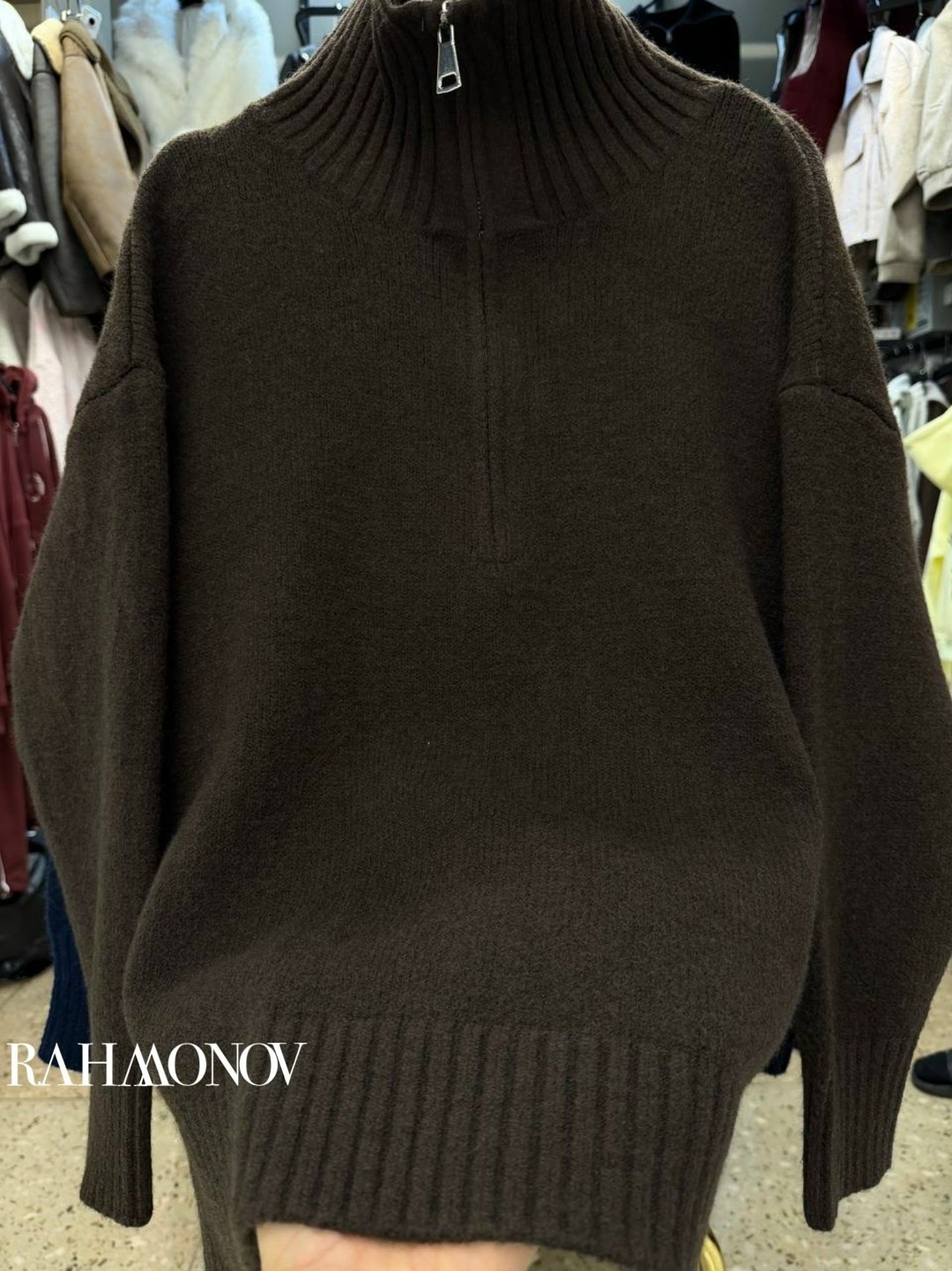 женский свитер,модные свитера,женская кофта,свитер вязаный оверсайз теплый с горлом и молнией,модные кофты