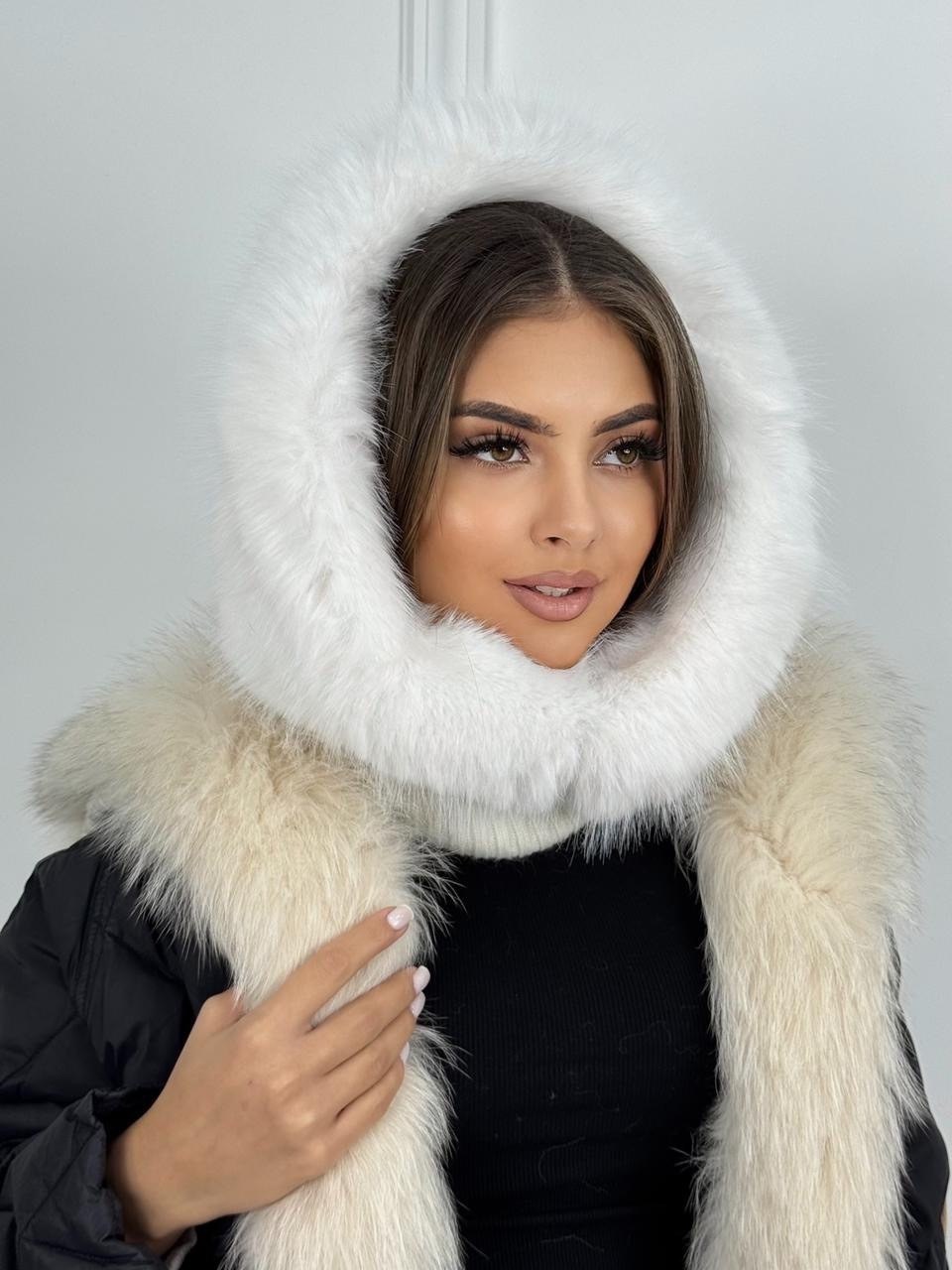 женская меховая шапка,шапка капор,женские меховые,меховой капор,капор женский