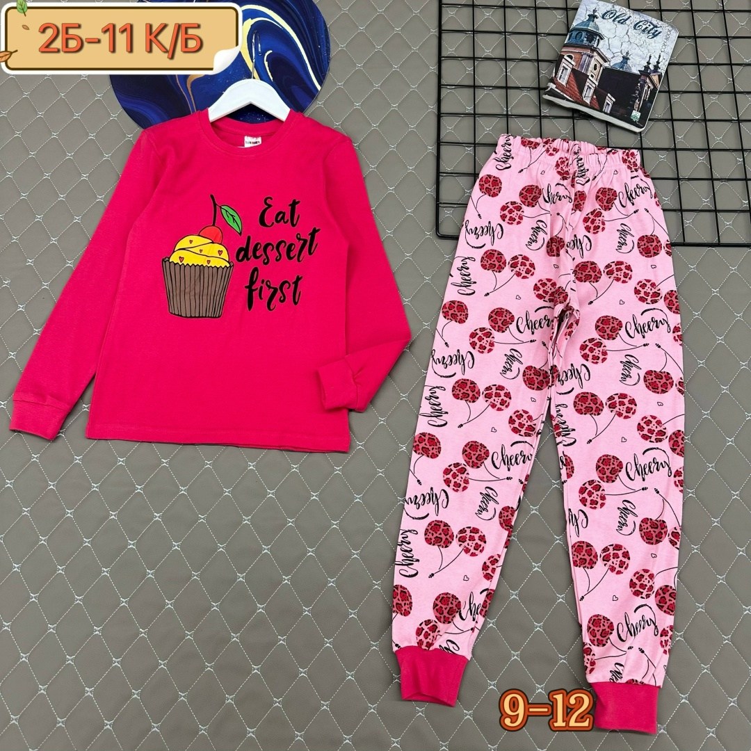 пижамы детские,пижамы для девочек,детская пижама для девочек,комплект пижама,пижама с принтом
