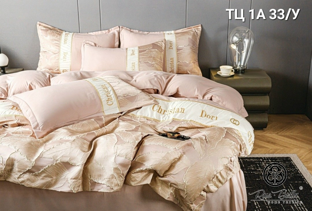 комплект постельного белья,постельное бельё евро комплект,постельное белье кристиан диор,роскошный комплект постельного белья,постельное белье сатин жаккард