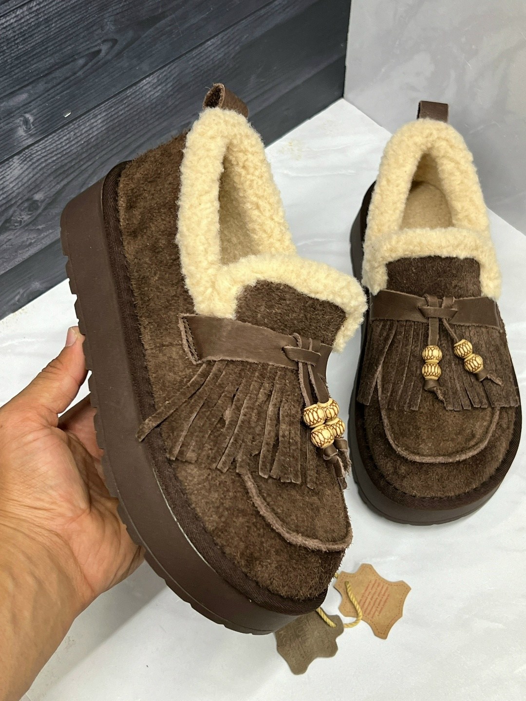 ,лоферы на меху,лоферы с мехам,женская , женская зимняя