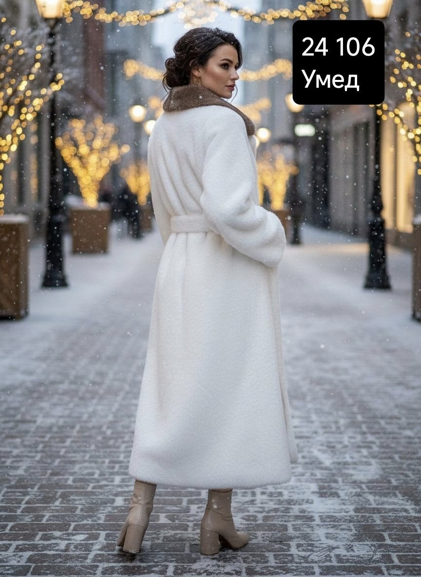 шубка,шуба искусственная,белая шуба,шуба женская,длинная шуба