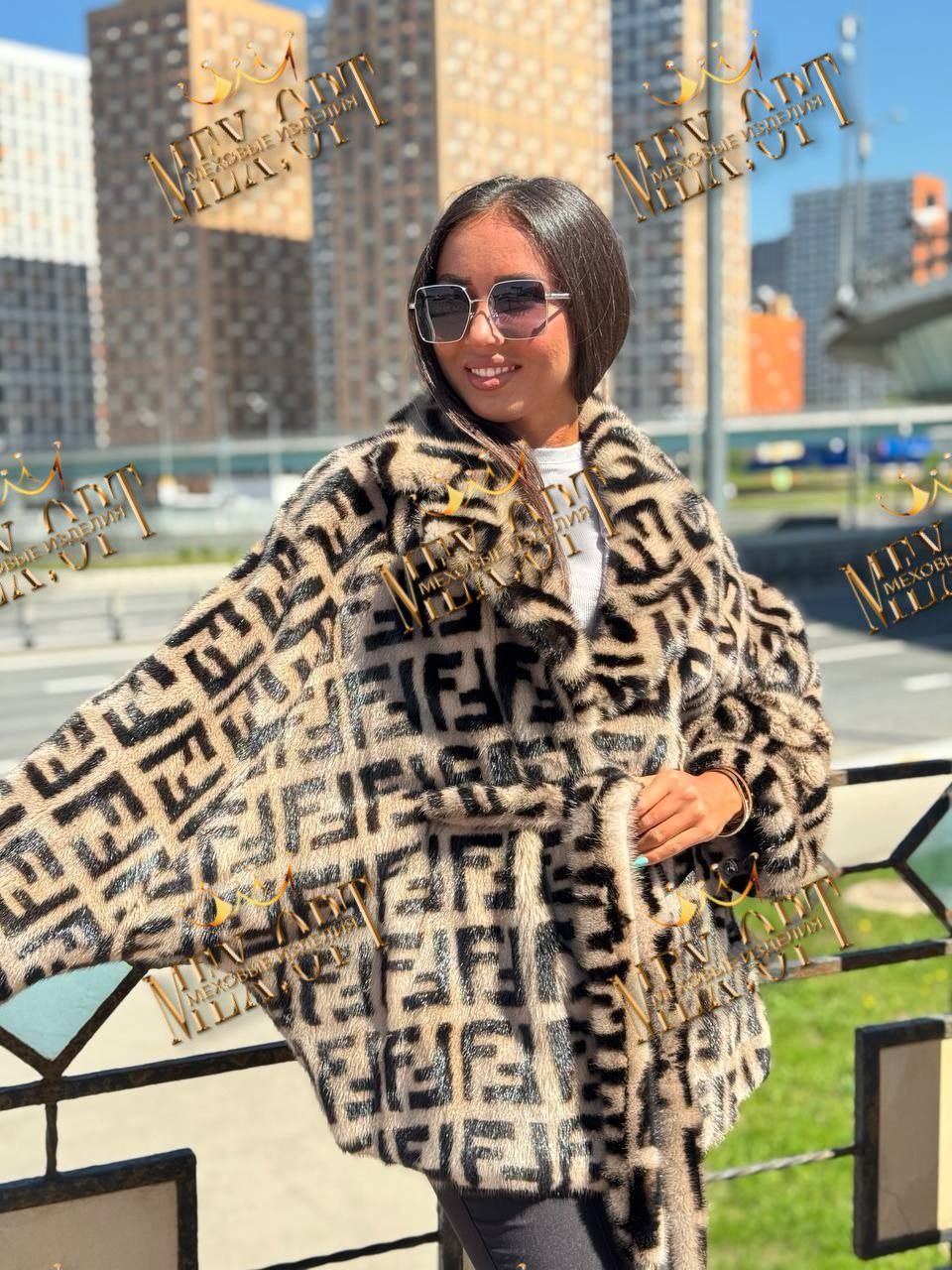 шуба fendi,искусственная шуба под норку,шуба из экомеха,шубы норковые,шубка