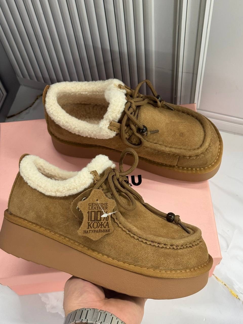 ,угги женские,зимняя , теплая,замшевые ботинки
