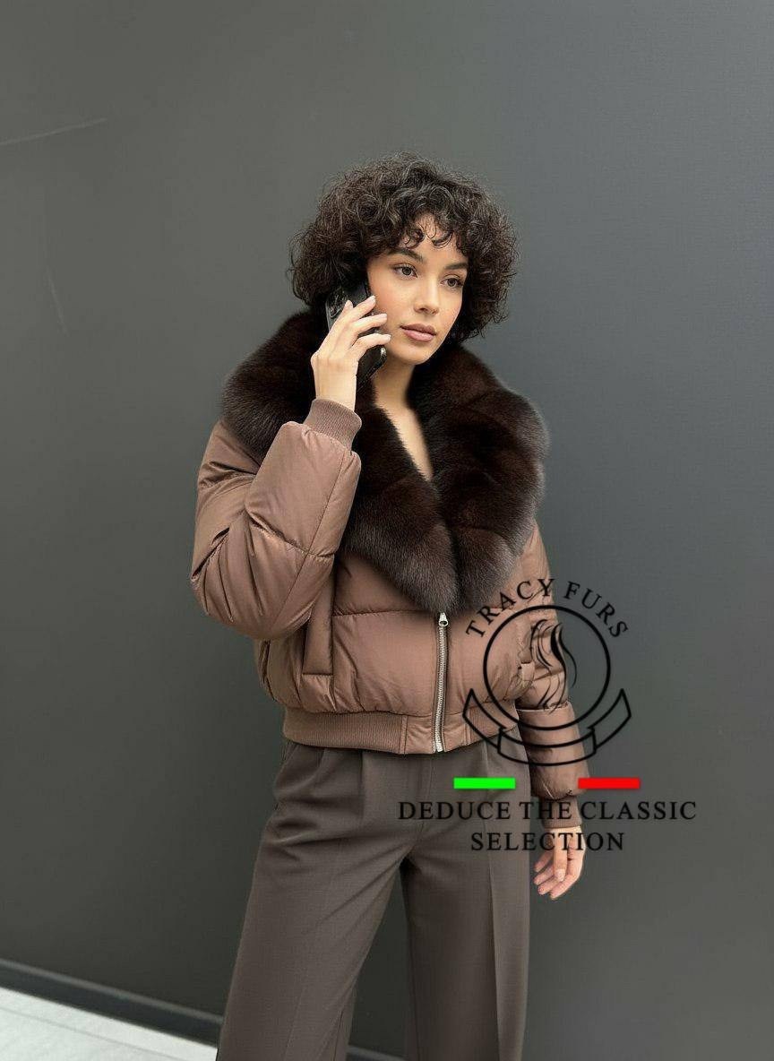 стильные пуховики,пуховики с натуральным мехом,короткий пуховик,пуховик с мехом,пуховик