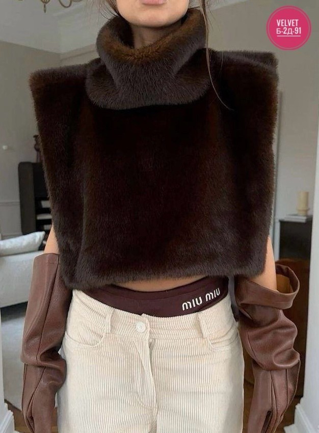 зимняя мода,мода стиль,норковая манишка,шуба модная