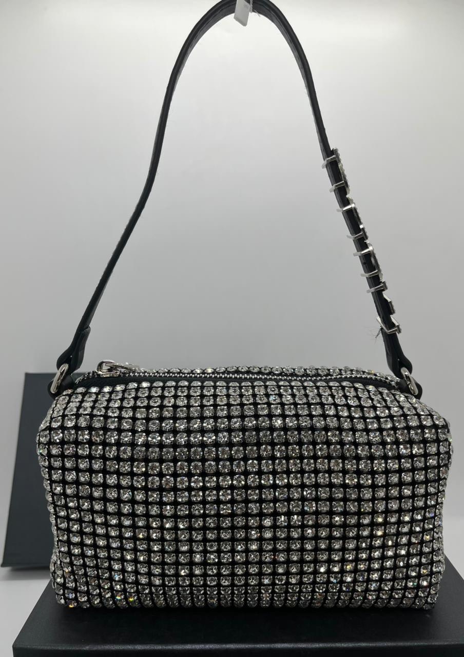 сумка со стразами,alexander wang сумка со стразами,сумка женская со стразами,сумка alexander wang,сумка