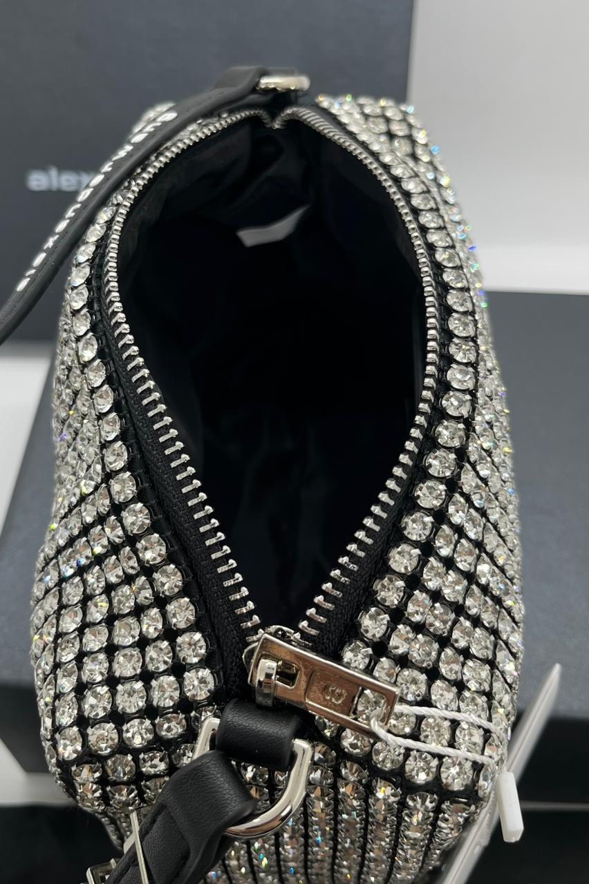 сумка со стразами,alexander wang сумка со стразами,сумка женская со стразами,сумка alexander wang,сумка