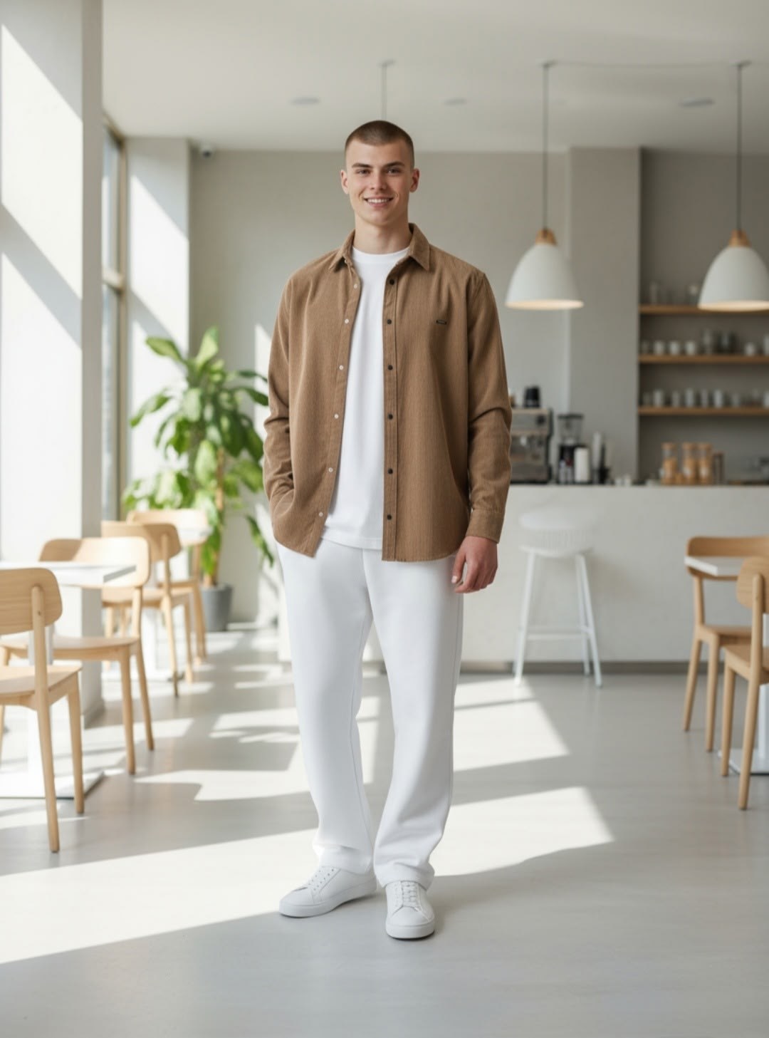 повседневная рубашка,коричневая рубашка,мужская рубашка,коричневая рубашка мужская,рубашка