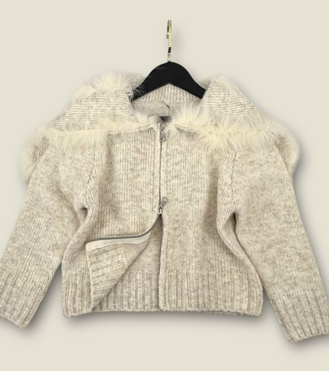 вязаная куртка,куртка трикотажная,свитера с капюшоном,кардиган для девочек,серый кардиган