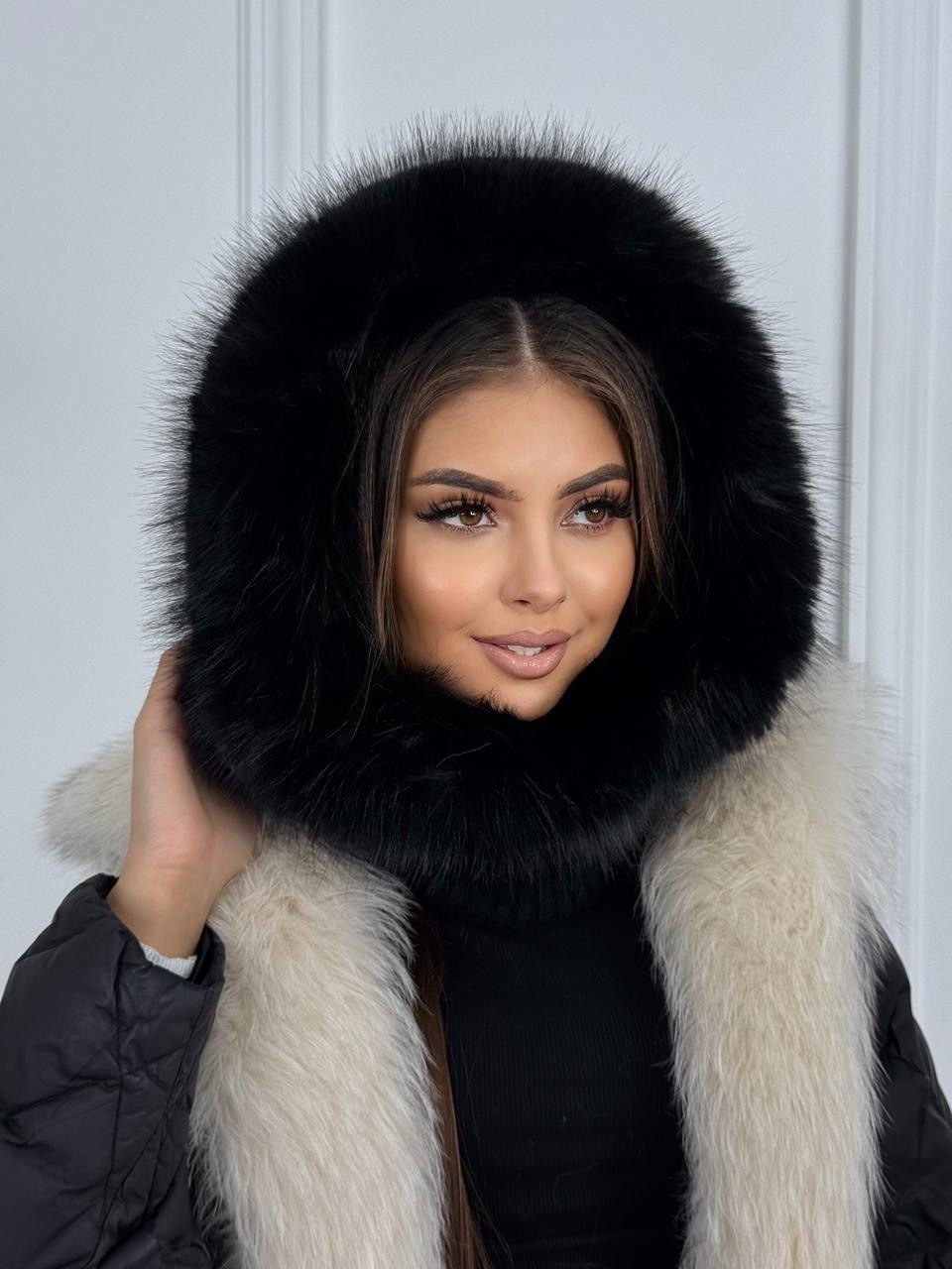 женская меховая шапка,шапка капор,женские меховые,меховой капор,капор женский