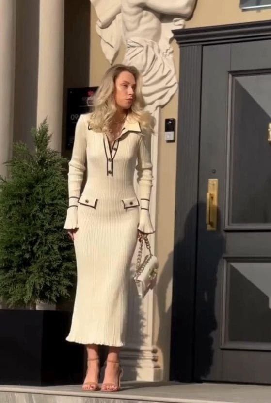 приталенное трикотажное платье,трикотажное платье макси,трикотажное платье,трикотажное платье миди,платье макси в рубчик