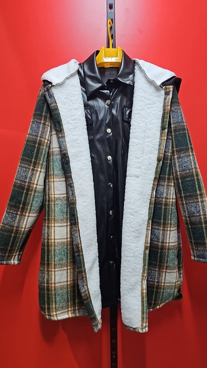 кардиган в клетку,кардиган,кардиган кофта,одежда больших размеров,удлиненная рубашка в клетку