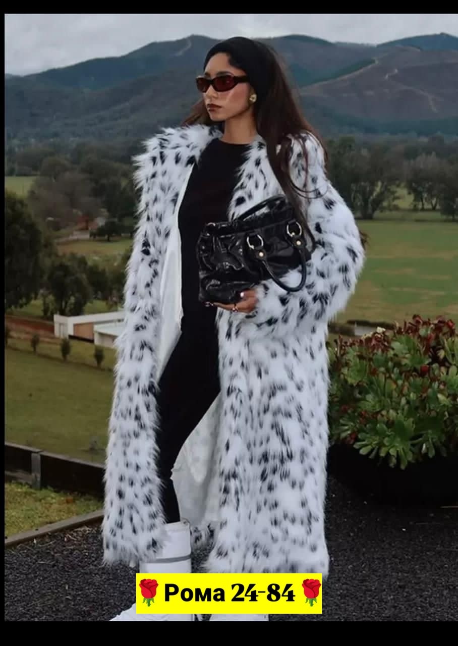 шуба из рыси,шуба под рысь,шуба под рысь экомех,удлиненная шуба,длинная шуба