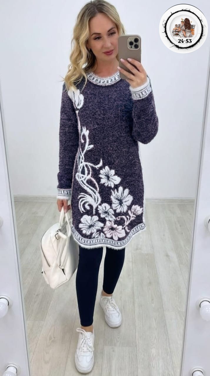 туника женская,туника нарядная,туника женская теплая,теплое платье больших размеров,туника теплая