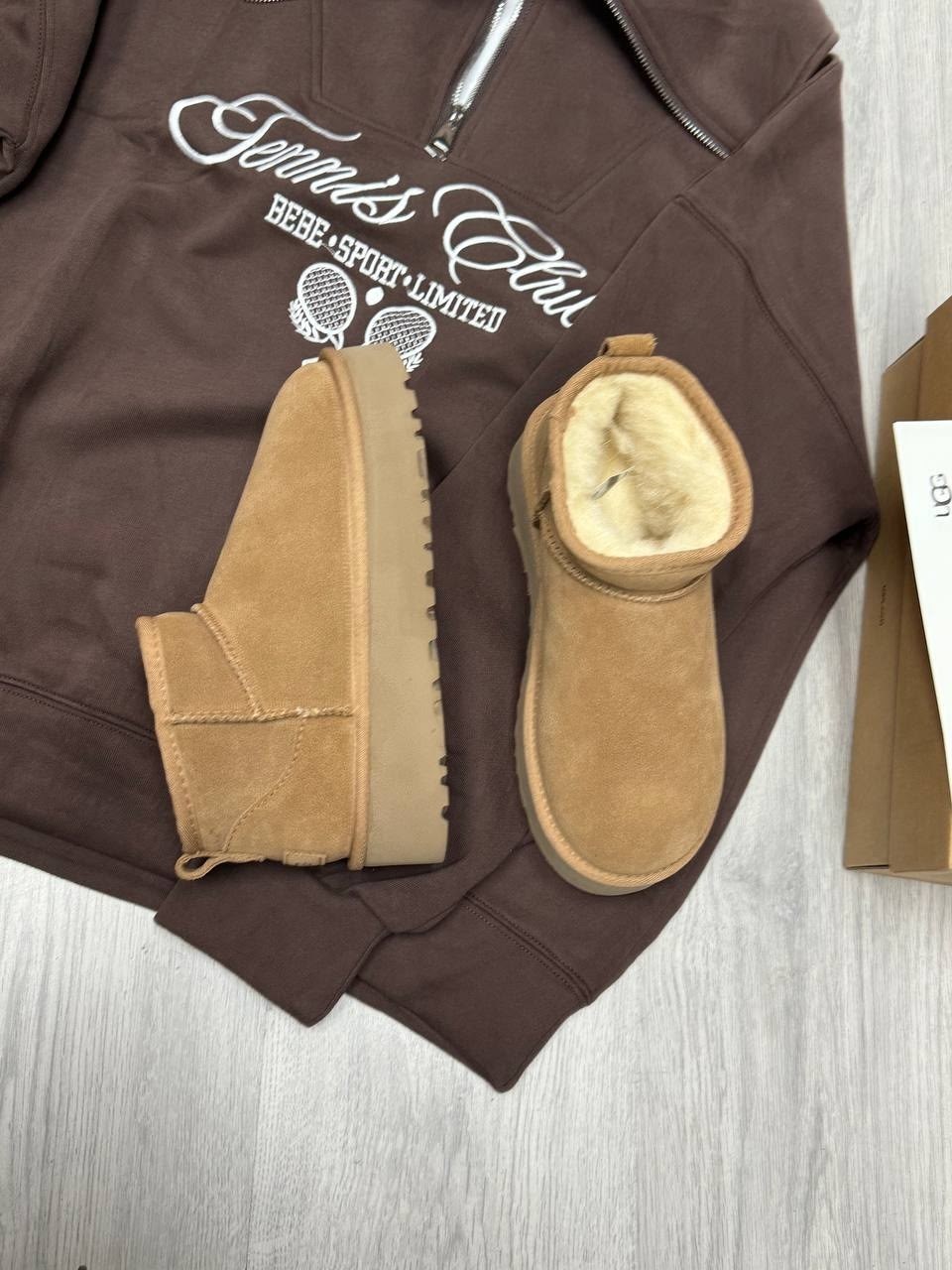 угги ugg classic ultra mini chestnut,угги женские,угги женские ugg,,угги classic ultra short slw-kls1