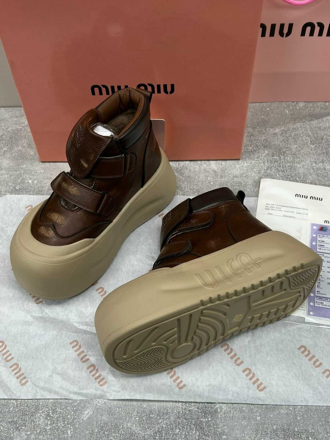 ,женская ,ботинки модные, теплая,кеды miu miu