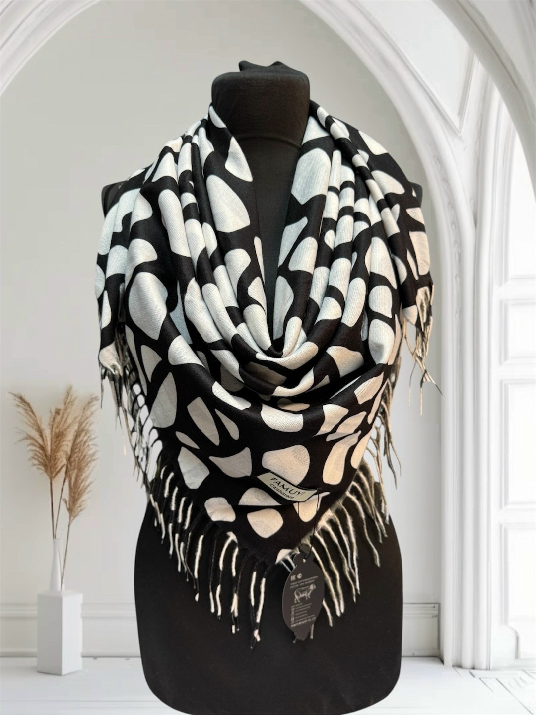 новинки платок,платок леопардовый,кашемировый платок,теплые платки,платок палантин