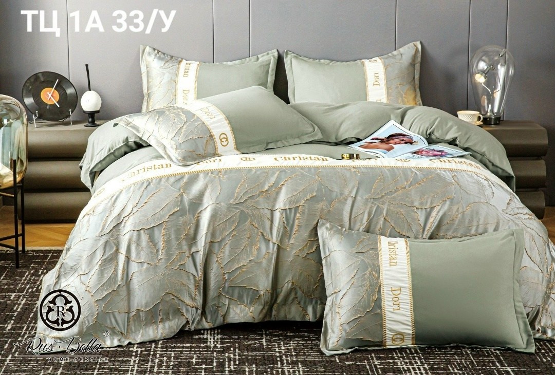 комплект постельного белья,постельное бельё евро комплект,постельное белье кристиан диор,роскошный комплект постельного белья,постельное белье сатин жаккард