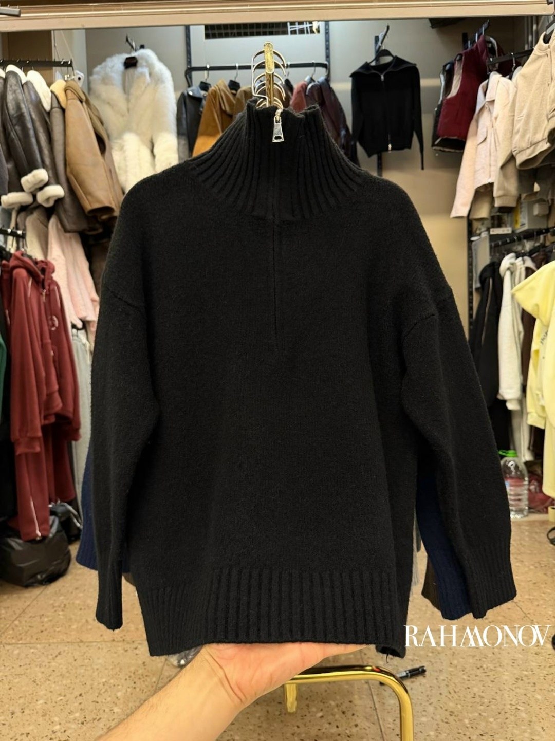 женский свитер,модные свитера,женская кофта,свитер вязаный оверсайз теплый с горлом и молнией,модные кофты