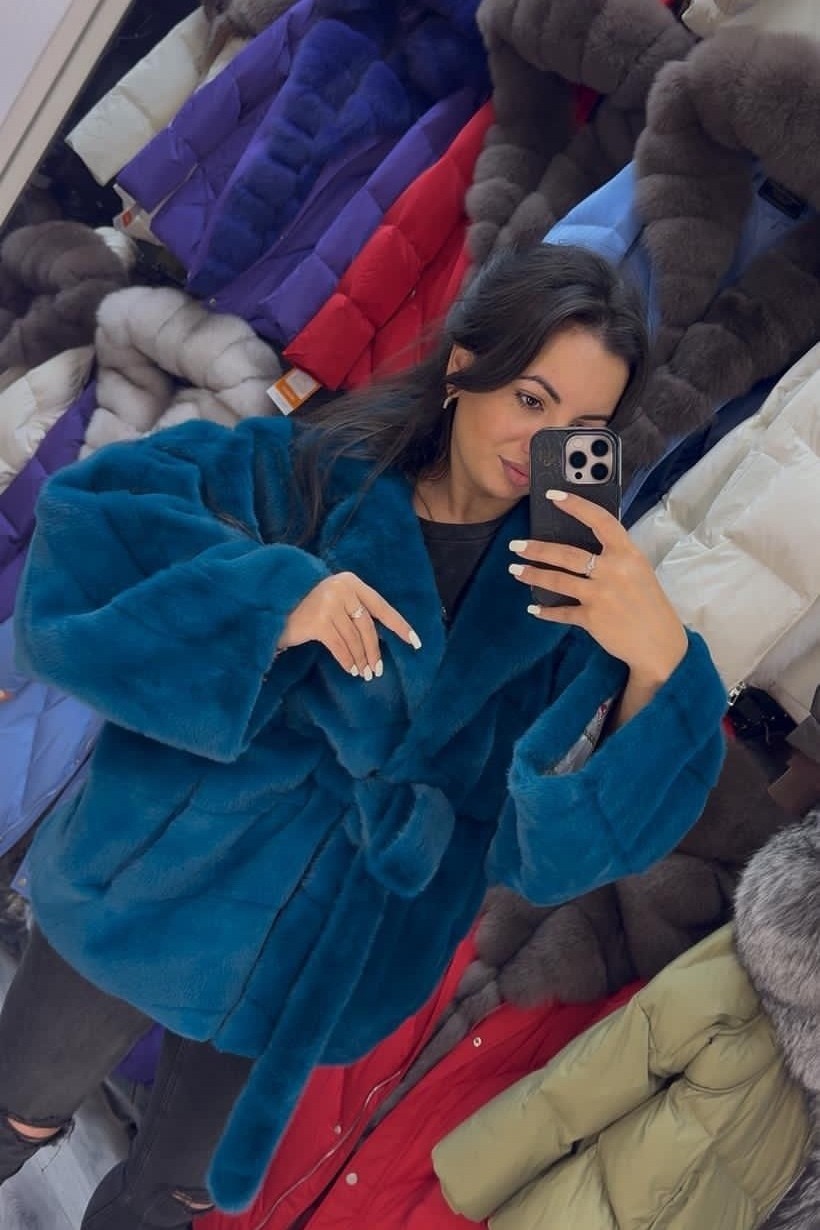 голубая норковая шуба,норковая шуба,шуба норка,норковая шуба автоледи графит,шубка