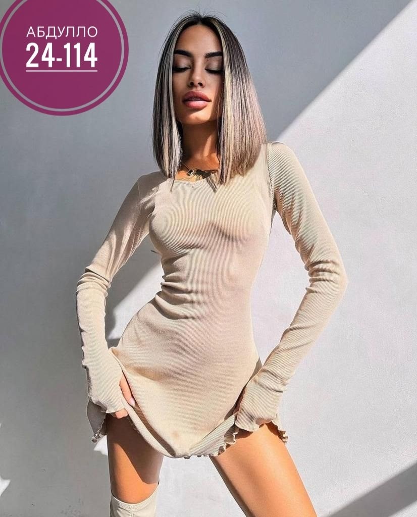 трикотажное платье мини,платье лапша расклешенное,платье женская,платье женское мини,трикотажное платье