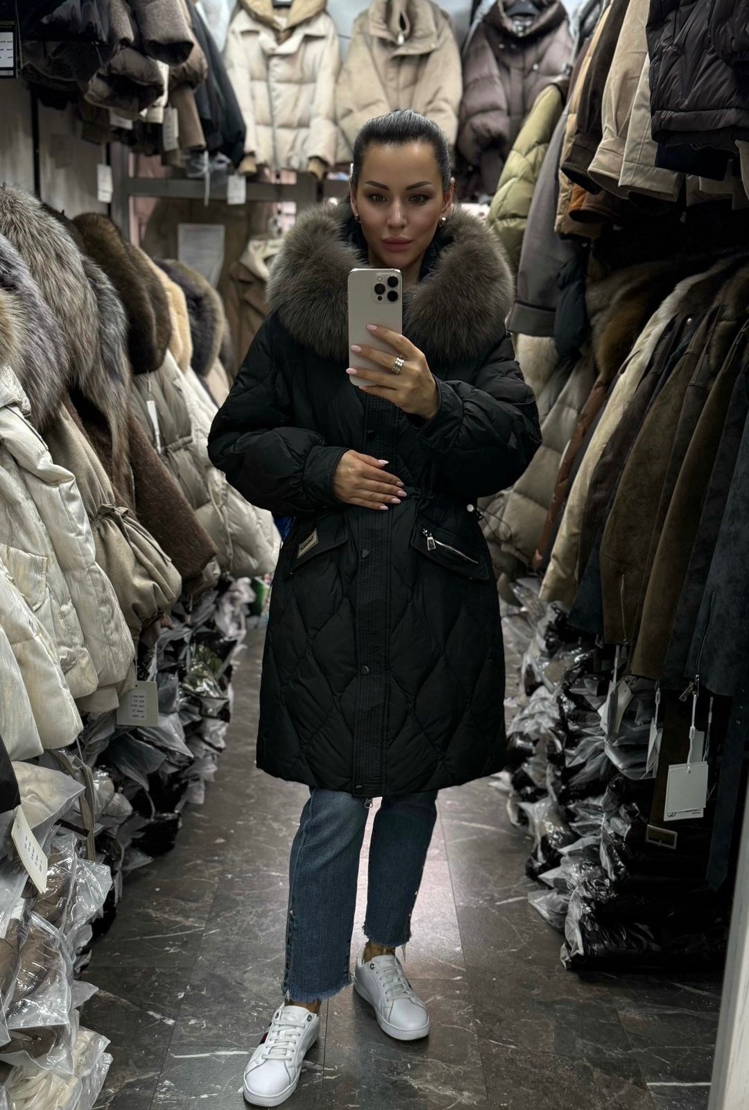 пуховики с мехом,зимние куртки,пуховики с натуральным мехом,пуховик удлиненный,пуховик женский зимний