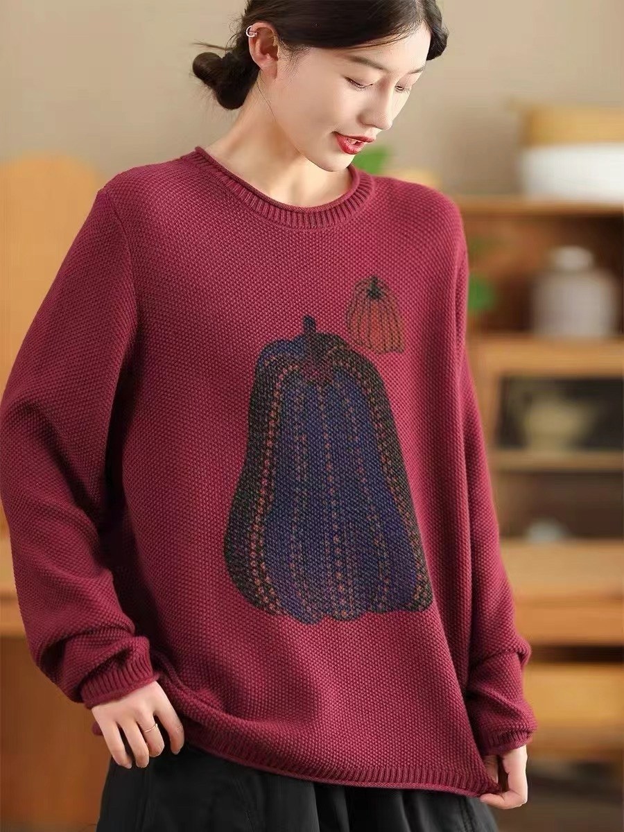 женский свитер,свитер пуловер,свободный свитер,модные свитера,вязаный пуловер