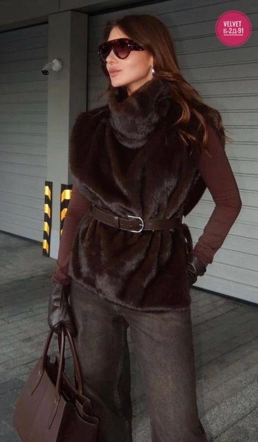 зимняя мода,мода стиль,норковая манишка,шуба модная