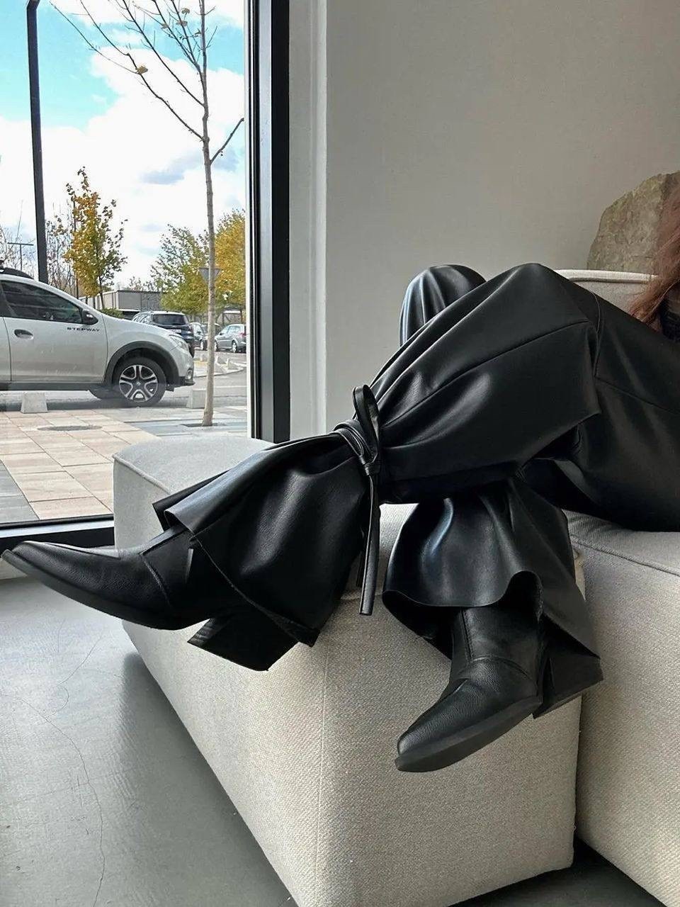 брюки кожаные,брюки палаццо экокожа,женские кожаные брюки,брюки палаццо кожаные,кожаные штаны