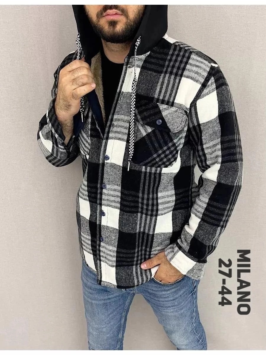 рубашка теплая,рубашка с капюшоном,рубашка теплая в клетку оверсайз,рубашка в клетку с капюшоном,рубашка в клетку теплая