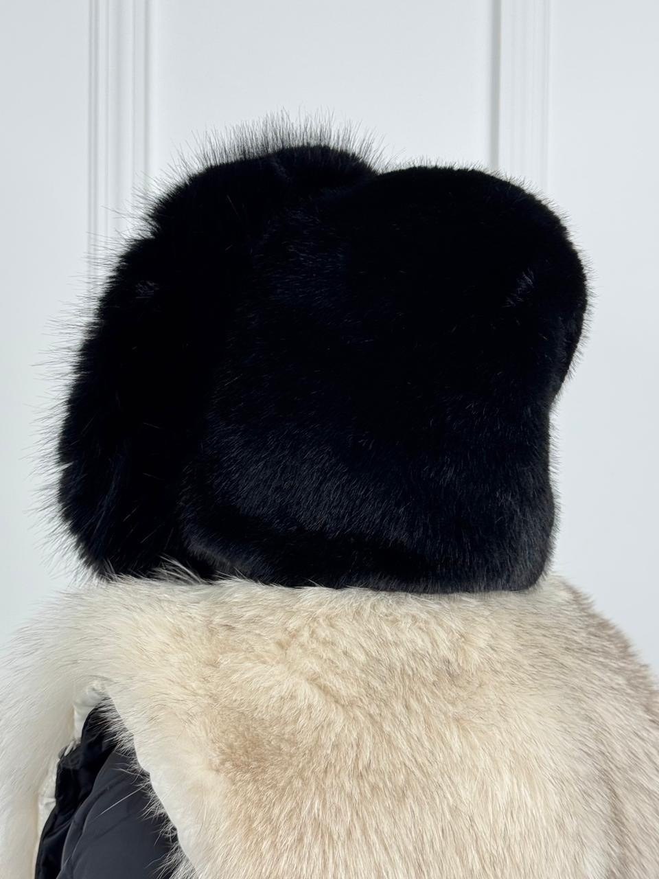 женская меховая шапка,шапка капор,женские меховые,меховой капор,капор женский