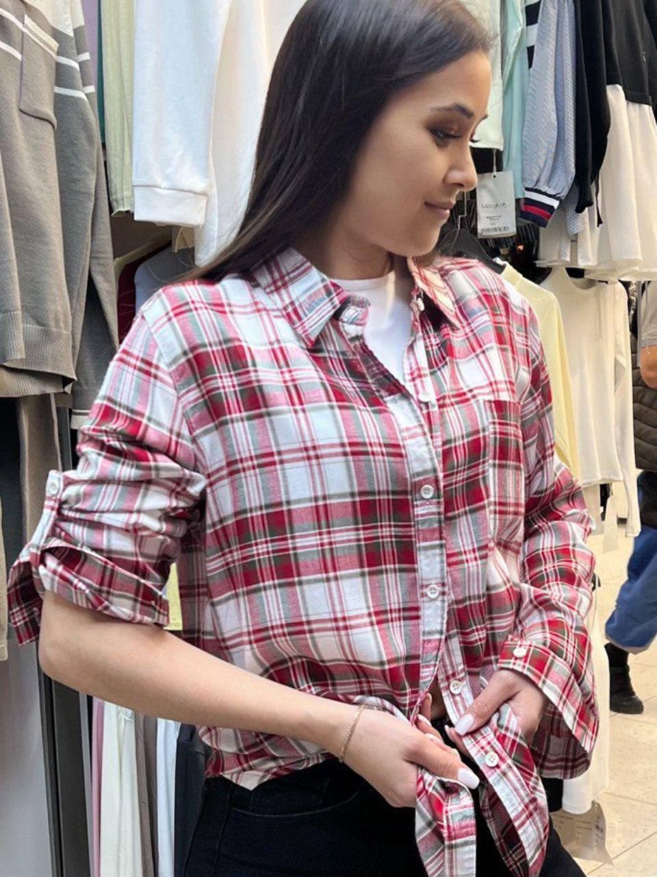 рубашка в клетку женская,клетчатая рубашка женская,рубашка в клетку,рубашка клетчатая,рубашка женская в клетку теплая