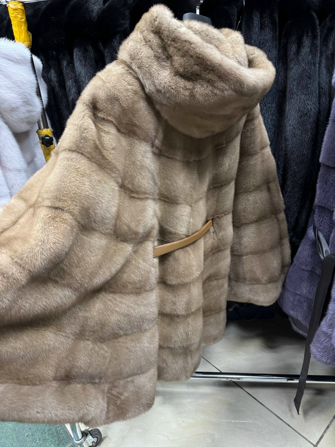 шуба норковая,шуба норка,шуба норковая с капюшоном,shenglizhe норковые шубы,шуба из норки