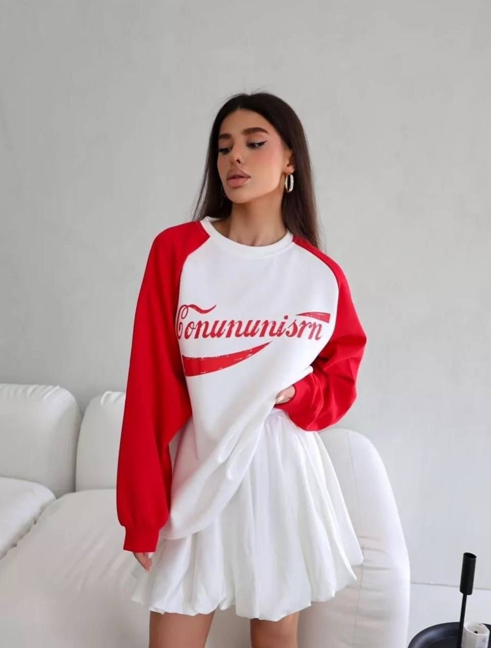 голубой свитшот,толстовки свитшот,свитшоты женские,лонгслив оверсайз,базовый свитшот