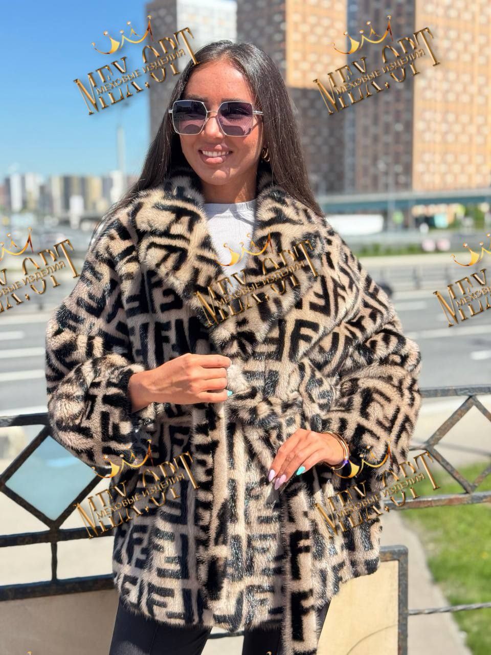 шуба fendi,искусственная шуба под норку,шуба из экомеха,шубы норковые,шубка