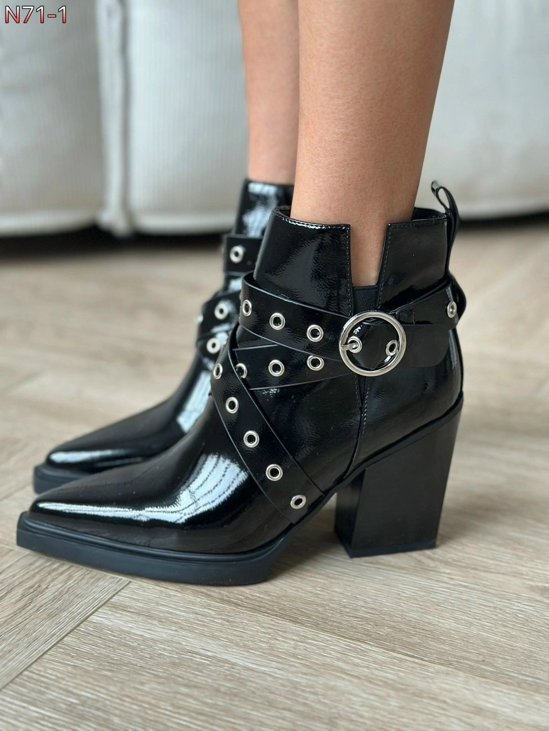 ботильоны лакированные,стильные ботильоны,полусапожки на каблуке,женские ботильоны,ботильоны на каблуке