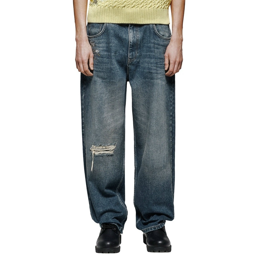 мужские джинсы,широкие джинсы,джинсовые брюки,джинсы свободного кроя,широкие мужские джинсы