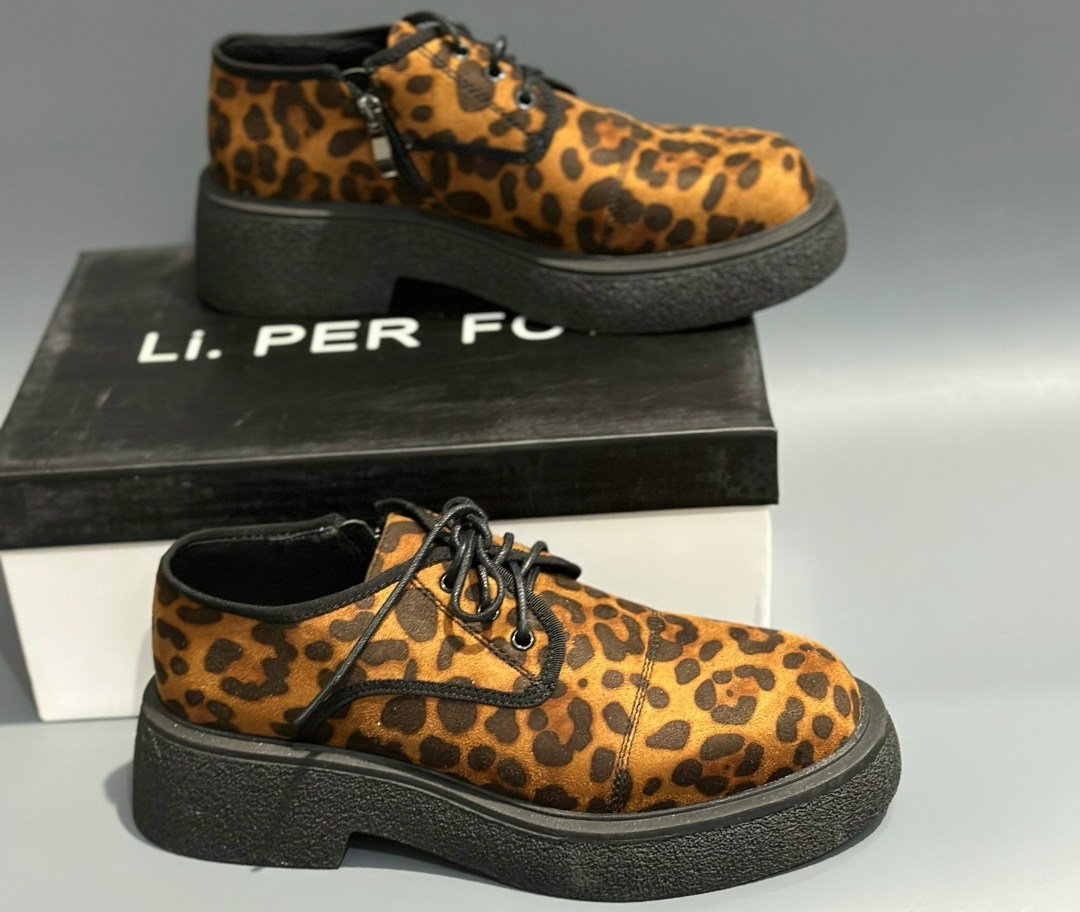 ,женская ,полуботинки женские,обуви,леопардовые лоферы