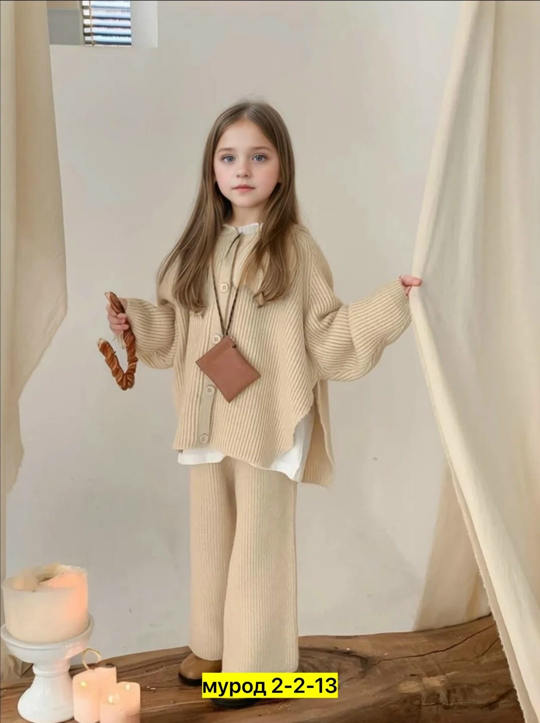вязаный костюм для девочек,комплект одежды для девочек,трикотажные костюмы,костюмы для девочки,корейский свитер