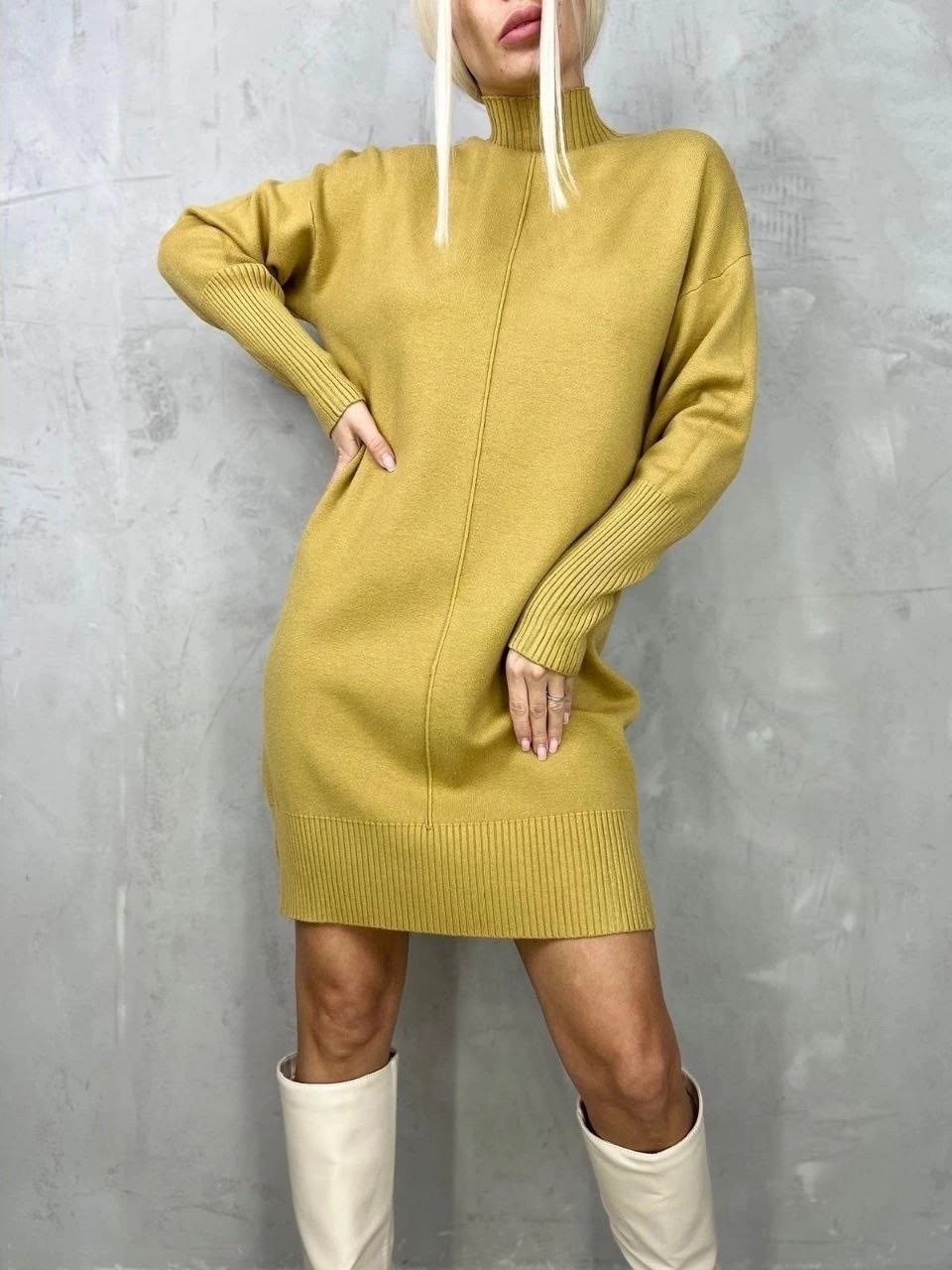 кашемировое платье свитер повседневное,платье теплое оверсайз свитер вязаное с горлом,теплое вязаное платье свитер с горлом,платье теплое оверсайз,платье вязаное