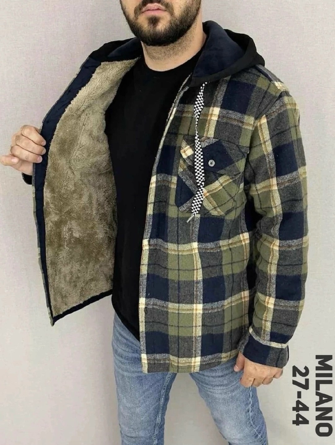 рубашка теплая,рубашка с капюшоном,рубашка теплая в клетку оверсайз,рубашка в клетку с капюшоном,рубашка в клетку теплая