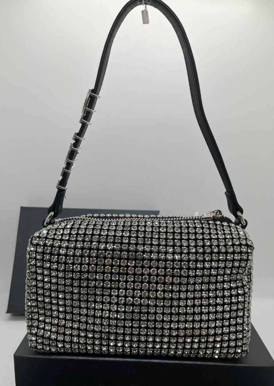 сумка со стразами,alexander wang сумка со стразами,сумка женская со стразами,сумка alexander wang,сумка