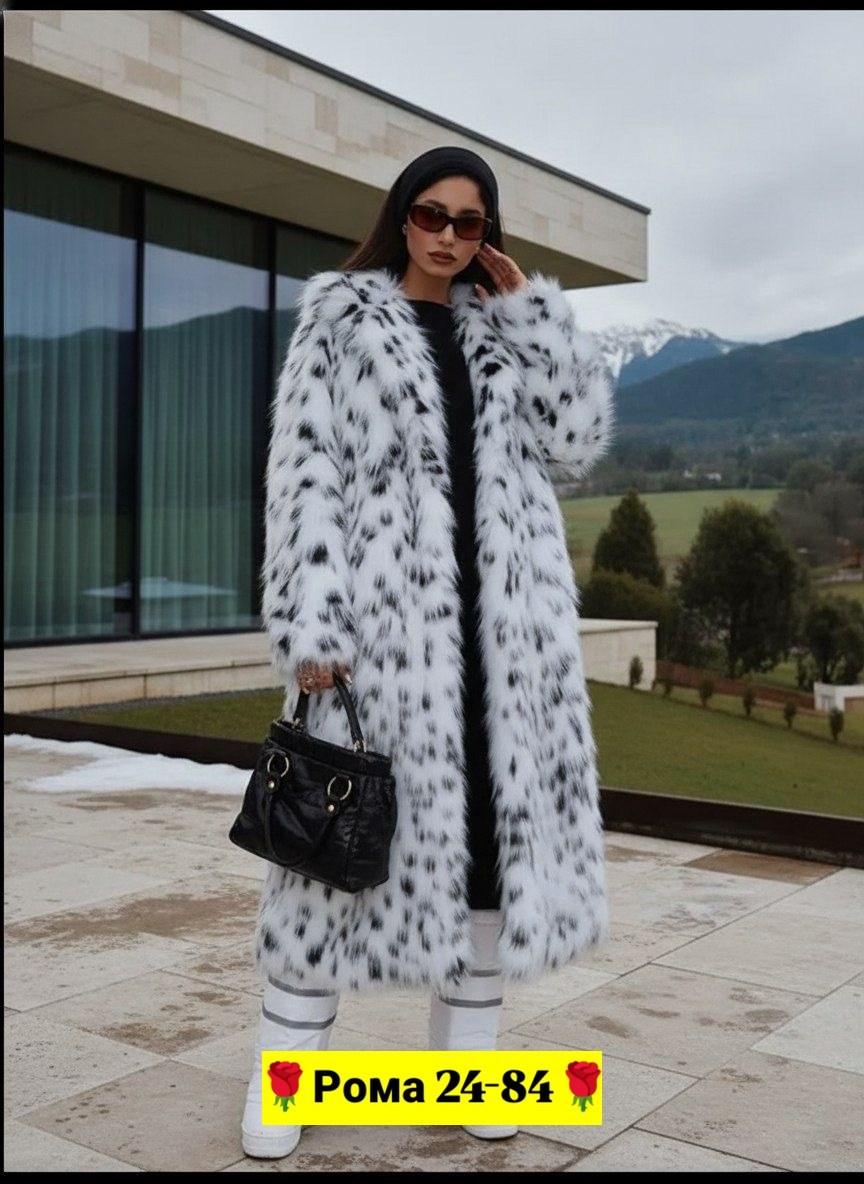 шуба из рыси,шуба под рысь,шуба под рысь экомех,удлиненная шуба,длинная шуба