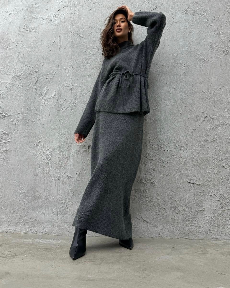 трикотажные костюмы с юбкой,костюм с юбкой трикотажный теплый,трикотажные костюмы,костюм юбка и кофта,вязаный костюм с юбкой