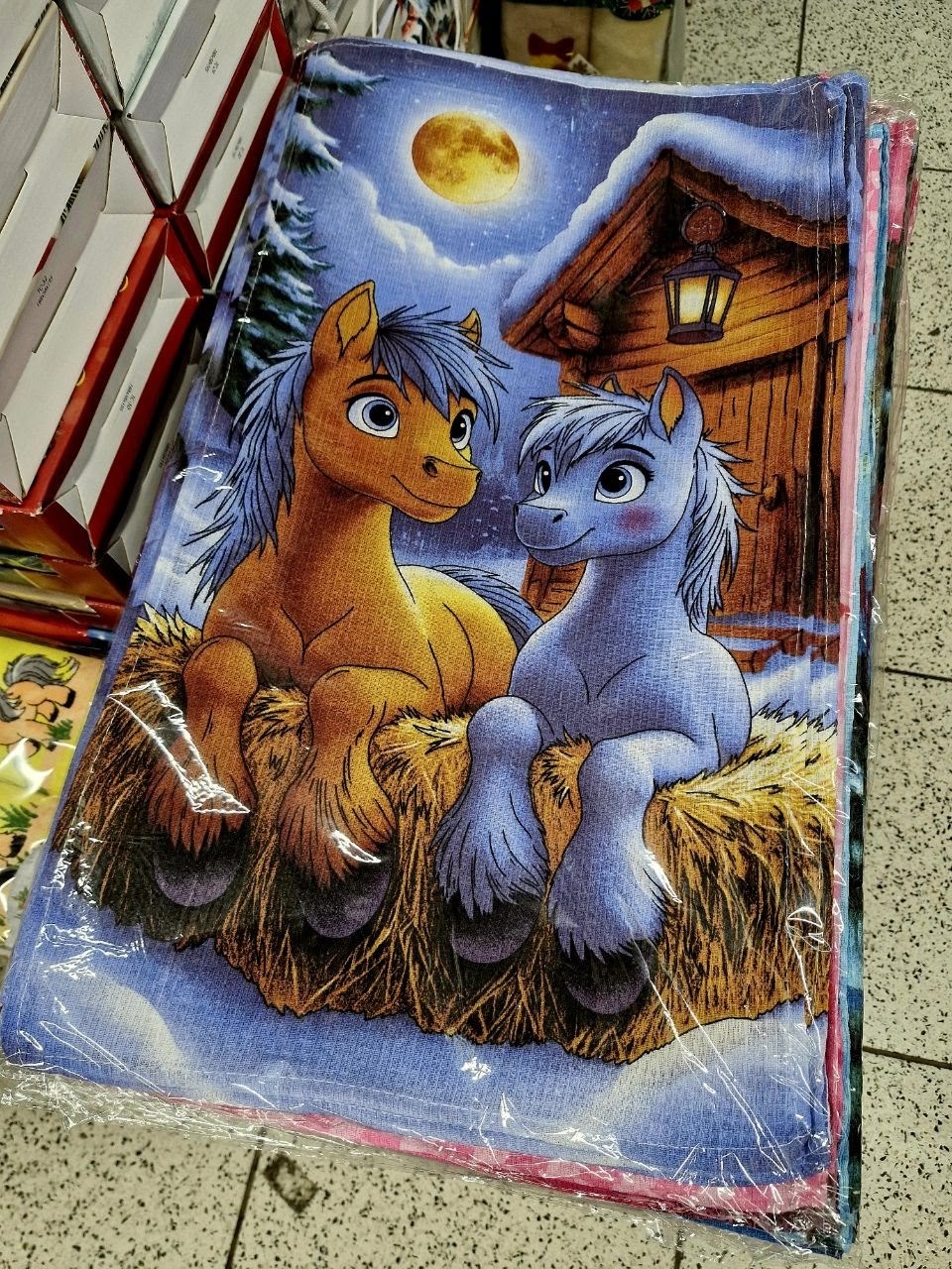 полотенце с лошадью,детские полотенца,полотенец детский,волшебные пони,вышивка лошади