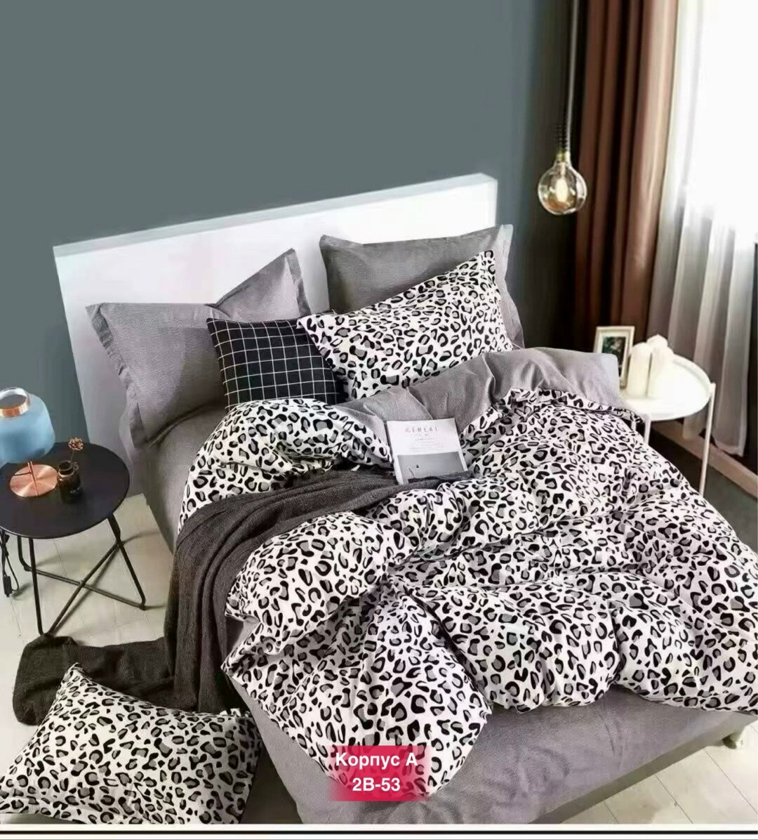 комплект постельного белья,китайский сатин леопардовый,постельного белья,комплект постельного белье евро,комплект постельного белья двуспальное