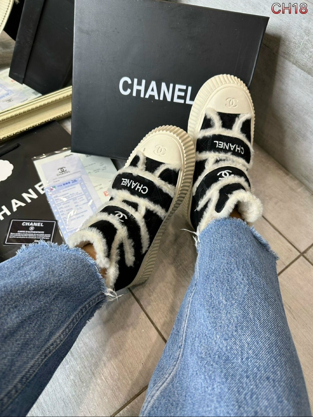 ,кеды шанель,кеды chanel,chanel кроссовки,высокие теплые кеды шанель