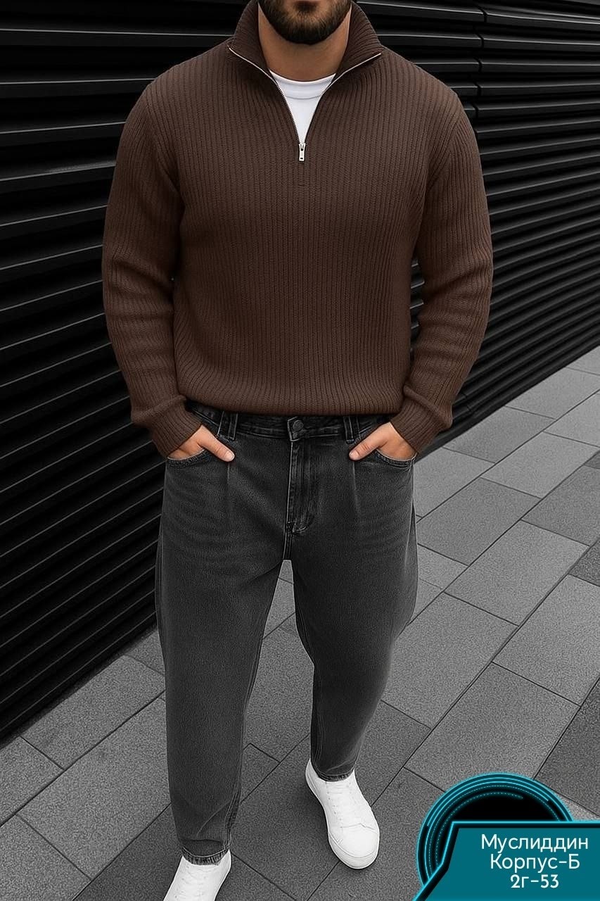 свитеры мужские,свитер с воротником,мужская кофта,джемпер для мужчин,свитер с молнией