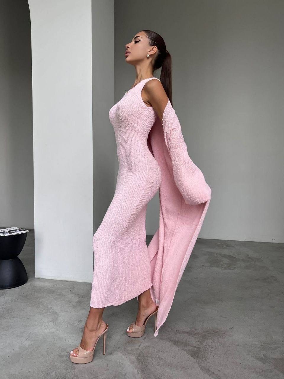 платье кардиган,платье с кардиганом комплект,накидка кардиган,вязаные кардиганы,платье лапша с кардиганом